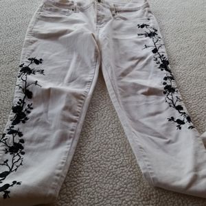 Driftwood Jean's embroidered size 28 used
